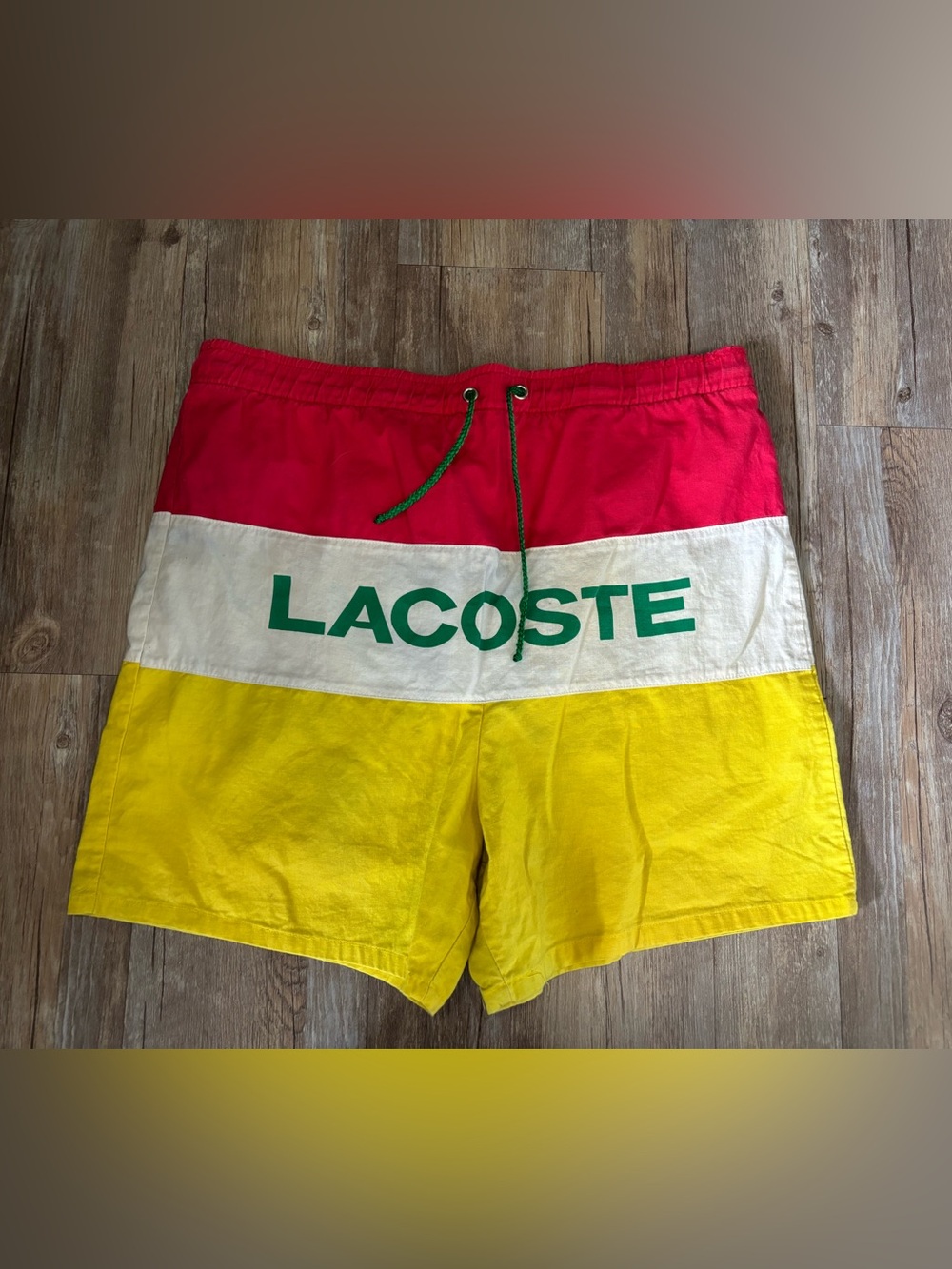 Vintage 80's Izod Lacoste size 20 XL Swim Trunks